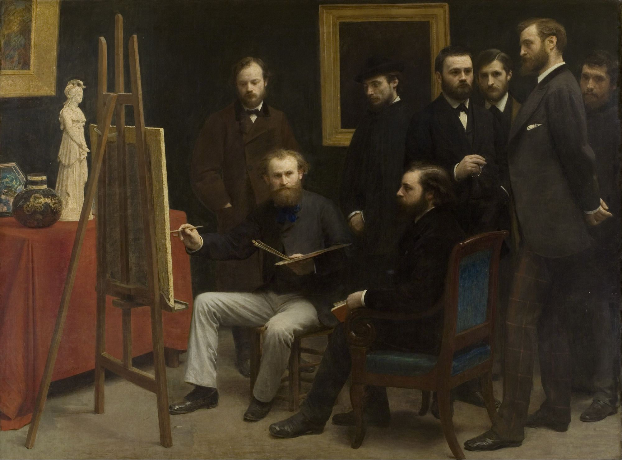 <p><em>Un atelier aux Batignolles</em></p>