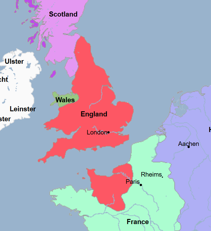 <ul><li><p>18th King of England and 3rd and Final King of the House of Normandy</p></li><li><p>He made an alliance with his predecessor and defeated his brother Robert Curthose in the Battle of Tinchebrai, thus reuniting England and Normandy for the first time since the death of his predecessor’s predecessor</p></li><li><p>His only legitimate son for the throne, William Adelin, died, drowned in the English Channel when drunken seaman drove his boat, the White Ship, onto rocks</p><ul><li><p>The Prince got away safely, but his boat foundered when he insisted on returning to the wreck to rescue his sister</p></li><li><p>Thus, he had no legitimate son to succeed him</p></li><li><p>His nephew, William Clito, was an obvious candidate for the throne, whose father lost Normandy to the namesake king</p></li><li><p>He preferred his daughter Matilda to succeed him </p></li><li><p>However, the crown was instead passed to his nephew Stephen of Blois when the namesake died </p></li><li><p>These tensions culminated in an English Civil War known as “The Anarchy” </p></li></ul></li></ul><p></p>