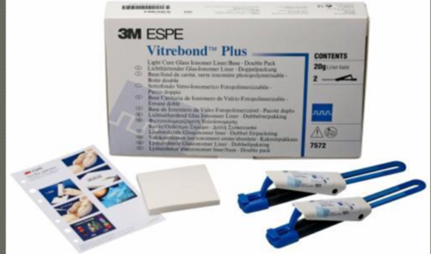 <p>secondary liner/base</p><p>CAN'T be used as a final restorative material</p>