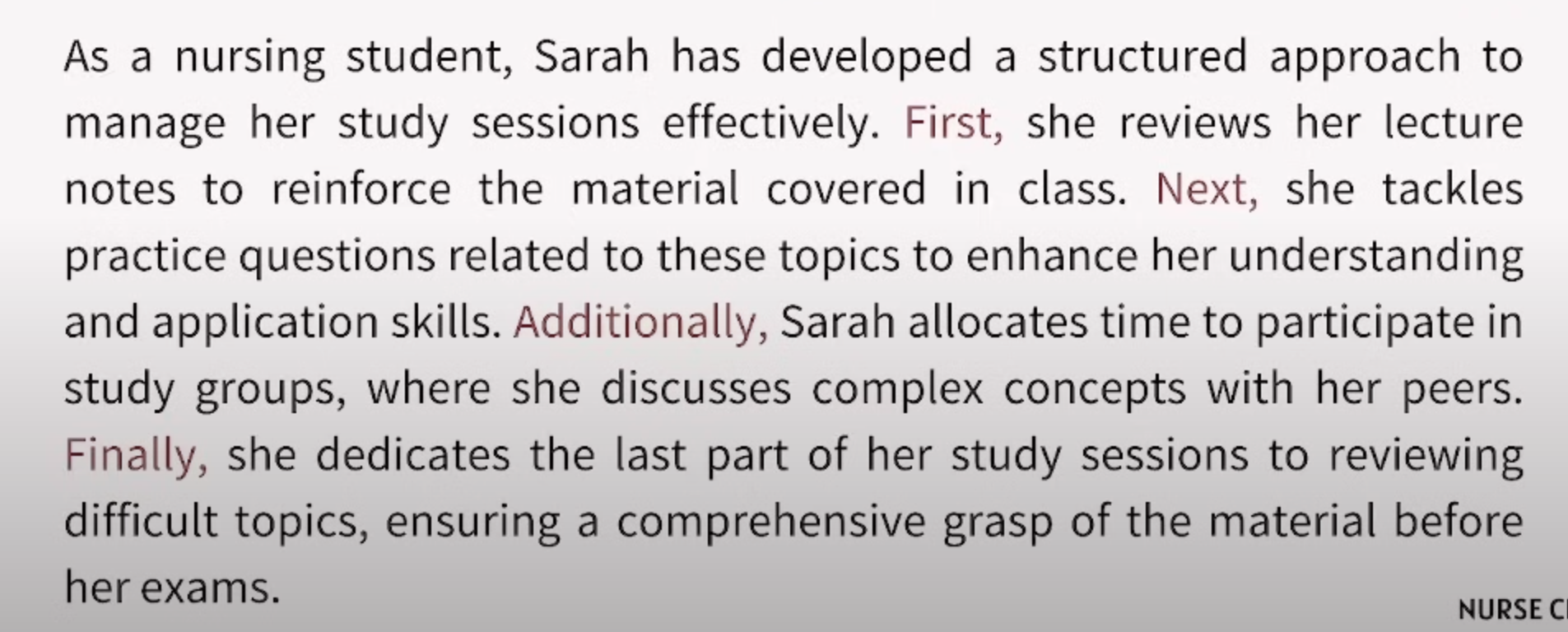 <p>What is an example of <strong>“priorities in directions?”</strong></p>