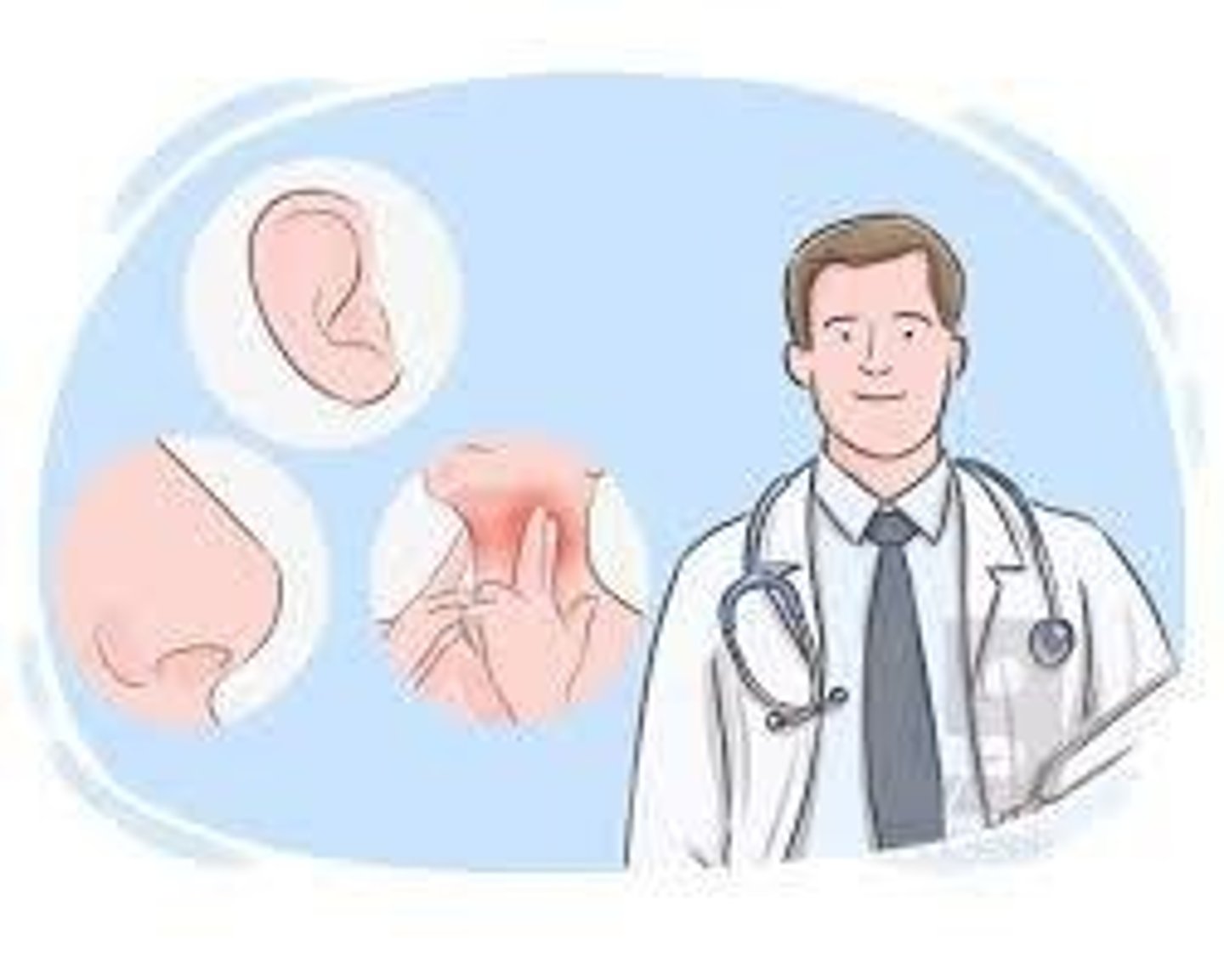 <p>(n.) A medical doctor specializing in ear, nose,</p><p>and throat disorders</p>