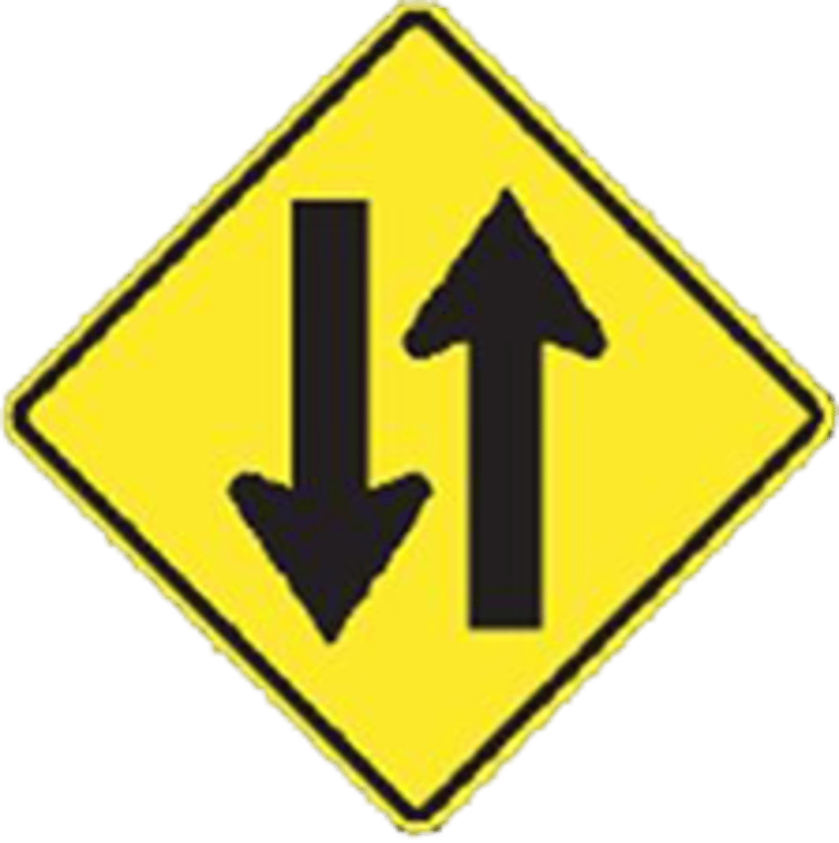 <p>This sign warns the drivers that they are in a...</p>