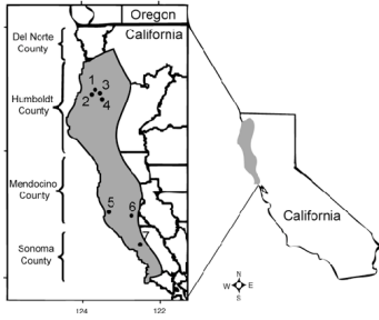 <p>Which species fits the following habitat and management concerns?</p><p><br>Habitat: Old growth douglas fir forest or mixed conifer forest along northern CA coast</p><p>Management issues: Low reproductive rate and limited dispersal ability makes species vulnerable to habitat destruction; Large portion of pop occurs on privately owned land w/ no explicit requirements for landowners to protect species or habitat; primary threat is timber harvesting and fragmentation of mature conifer forests; climate change caused wildfires done significant damage to habitats; diet composed entirely of doug fir needles - dependent on specific habitat</p>
