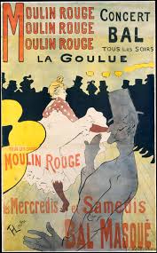 <p>Affiche <em>Moulin Rouge – La Goulue</em> (1891)</p>