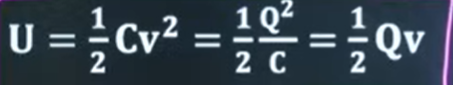 <p>Where,</p><p>C → Capacitance</p><p>V → Eletric potential</p><p>Q → Charge</p>