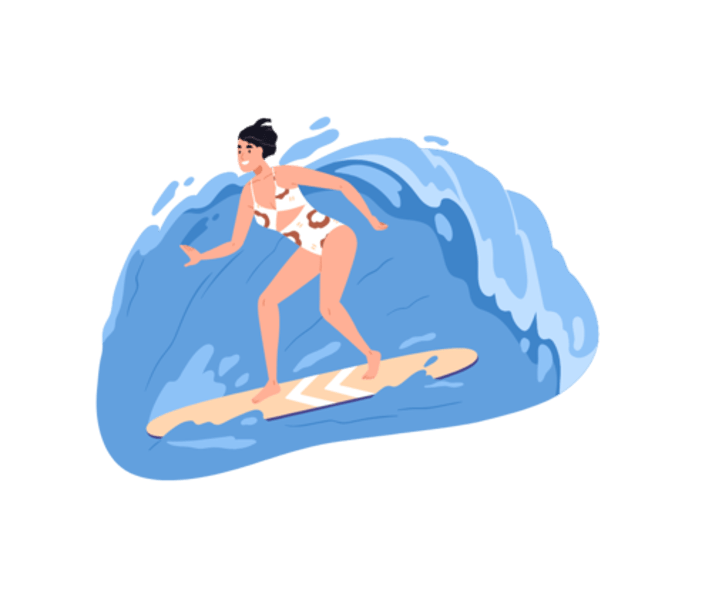 <p>To stand or lie on a board and ride on waves in the sea.</p><p>This summer, I want to _________________ and learn how to ride the waves</p>