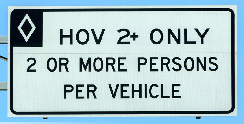 <p>What Does This Sign Mean?: High Occupancy Vehicle Lane</p>