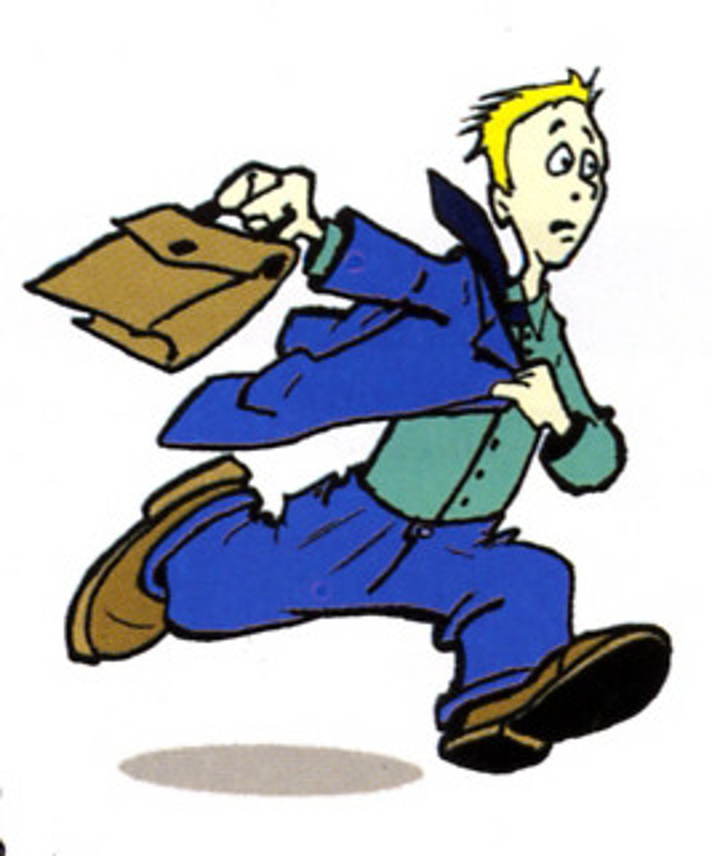 <p>to be in a hurry</p>