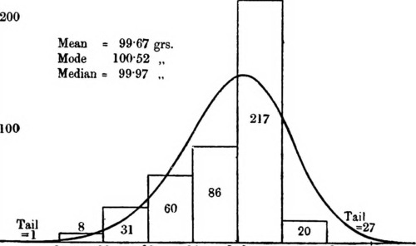 <p>A set of statistics used to organize and summarize the properties of a set of data</p>