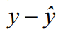 <p>Vertical difference of a point from the LSRL. All residuals sum up to “0”.</p>