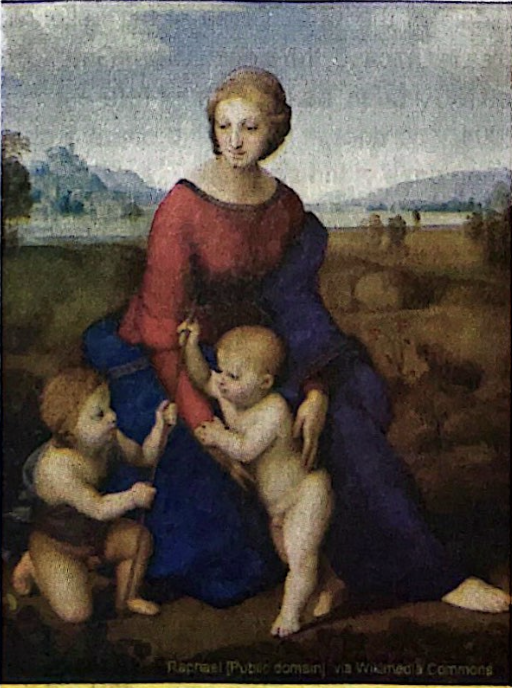 <p>Raphael’s “The Madonna of the Meadows”</p>