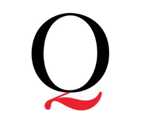 <p>the descender on an uppercase Q</p>