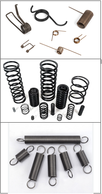 <p>3 Types of springs</p><p>Name each one</p>
