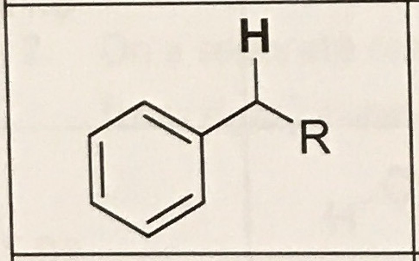 <p>benzylic hydrogen</p>