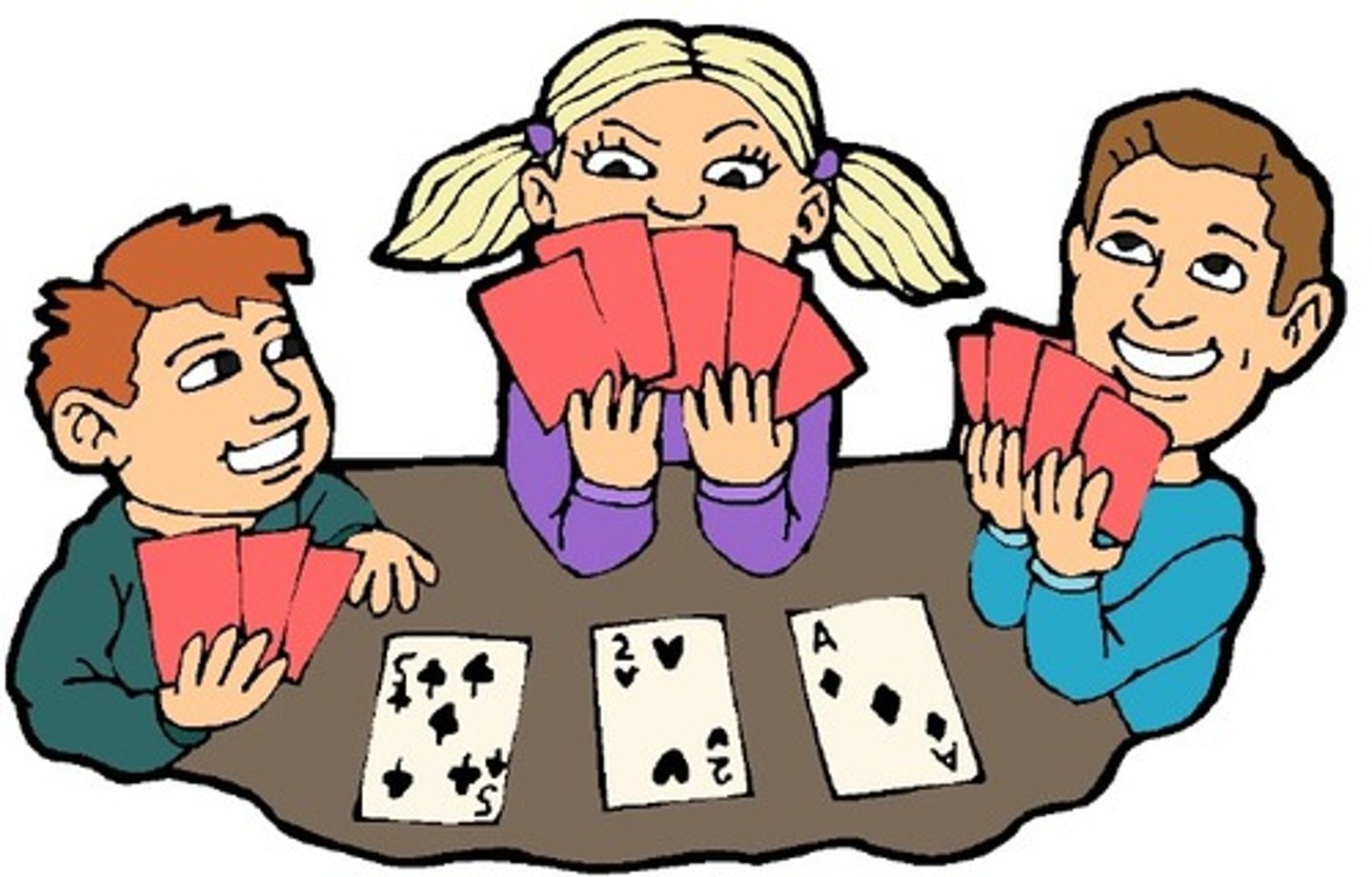 <p>to play cards</p>
