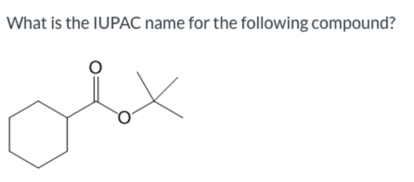 <p>What is the IUPAC name for the compound shown?</p>