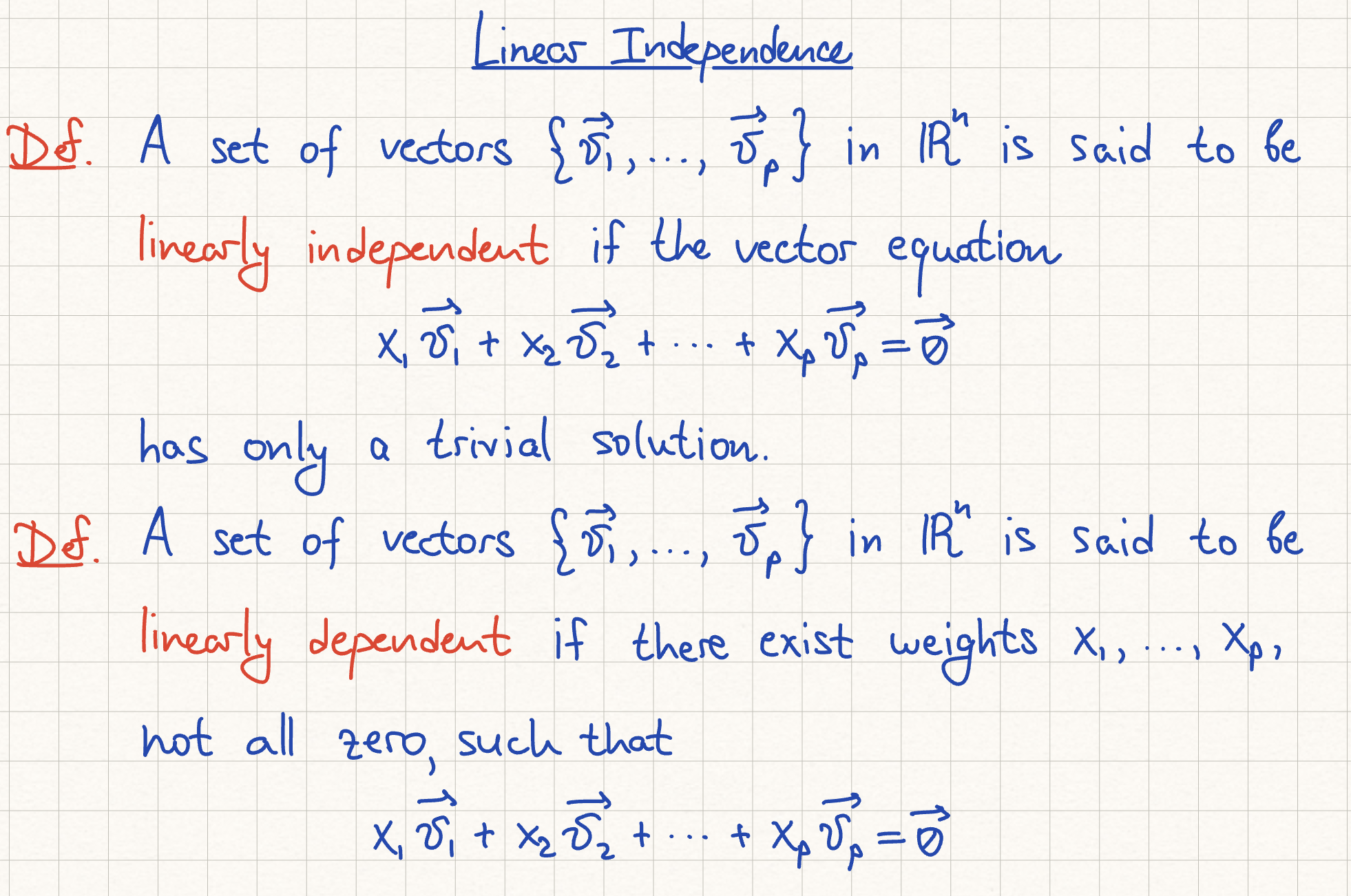 <p>i) the columns of matrix A are linearly independent</p><p>ii) see image</p><p>iii) there is a pivot in every column of A</p>