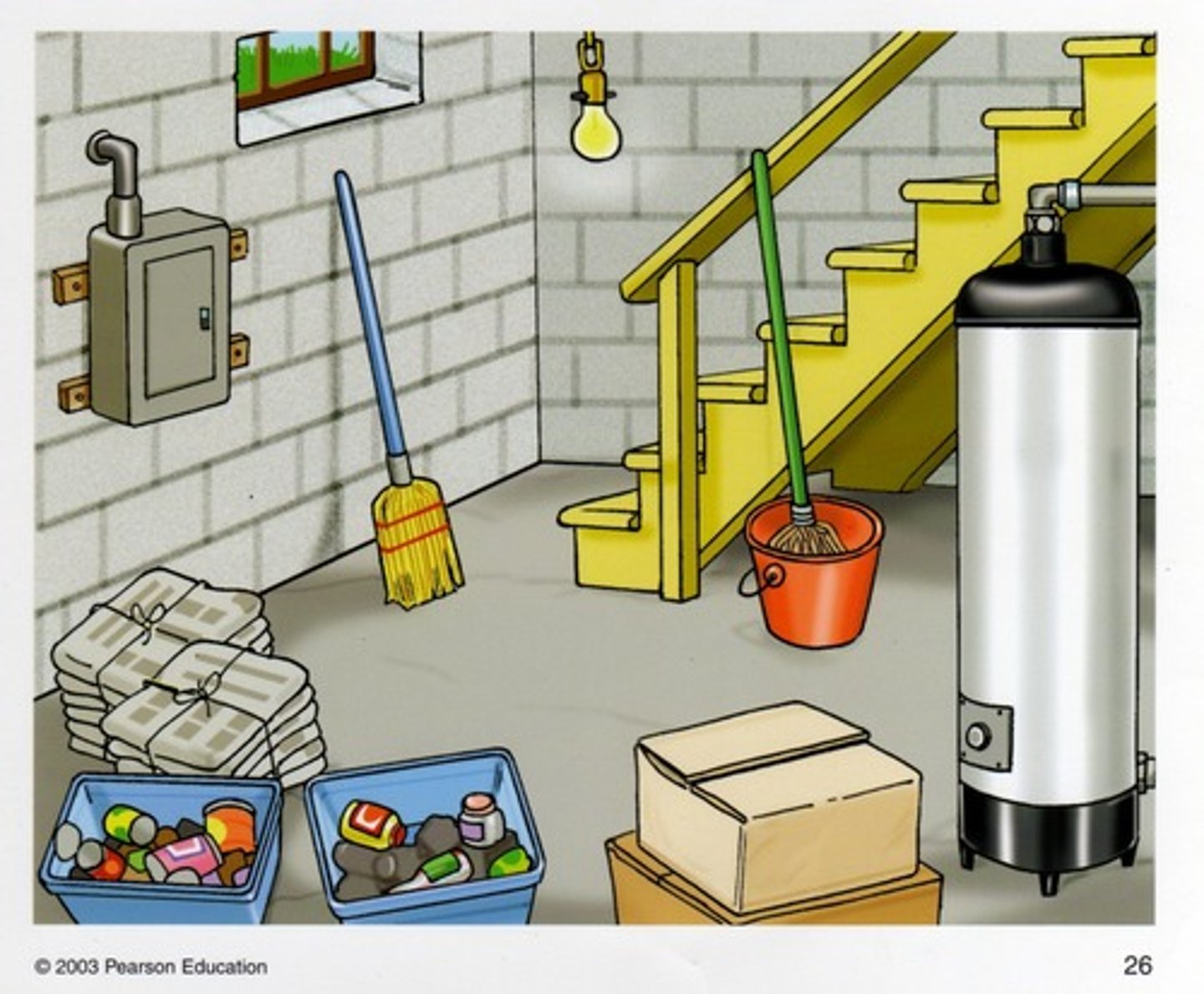 <p>basement;cellar</p>