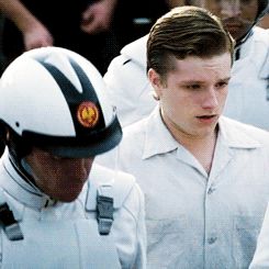 <p>In the movie <em>Hunger Games</em>, <strong>Peeta</strong><span style="color: rgb(0, 0, 0)"> at the reaping looks </span><strong>diffident-</strong>nervous, and <strong>lacking confidence</strong>. Diffident means <strong>shy</strong> and <strong>lacking confidence. </strong>In this case, <strong>diffident is </strong>being used to describe<strong> lack of confidence</strong>. Another easy way to remember, <strong>diffident</strong>=<strong>diff</strong>erent from <strong>confidence.</strong><span style="color: rgb(0, 0, 0)">, and <strong>lacking confidence</strong>. </span><span data-name="bow_and_arrow" data-type="emoji">🏹</span><span data-name="dove" data-type="emoji">🕊</span></p>