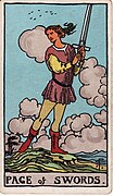 <p>Page of Swords</p>