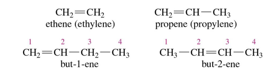 <p>Double bonds are present in the molecule (sp2 carbons)</p>