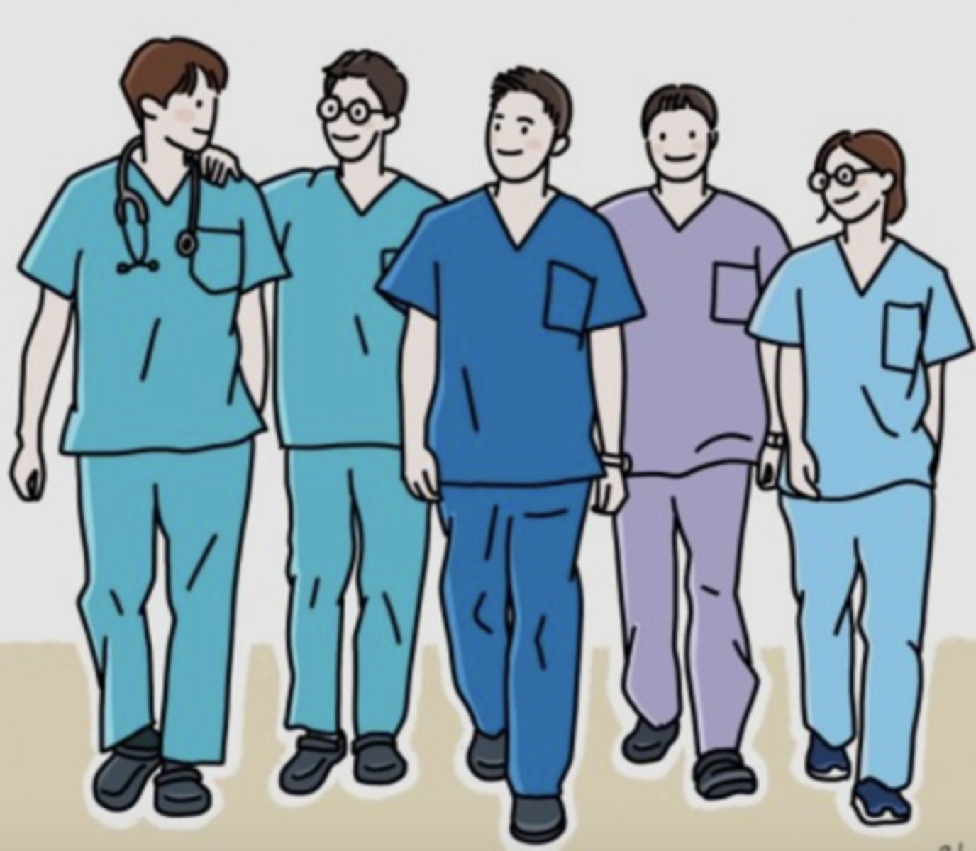 <p>5 doctors</p>