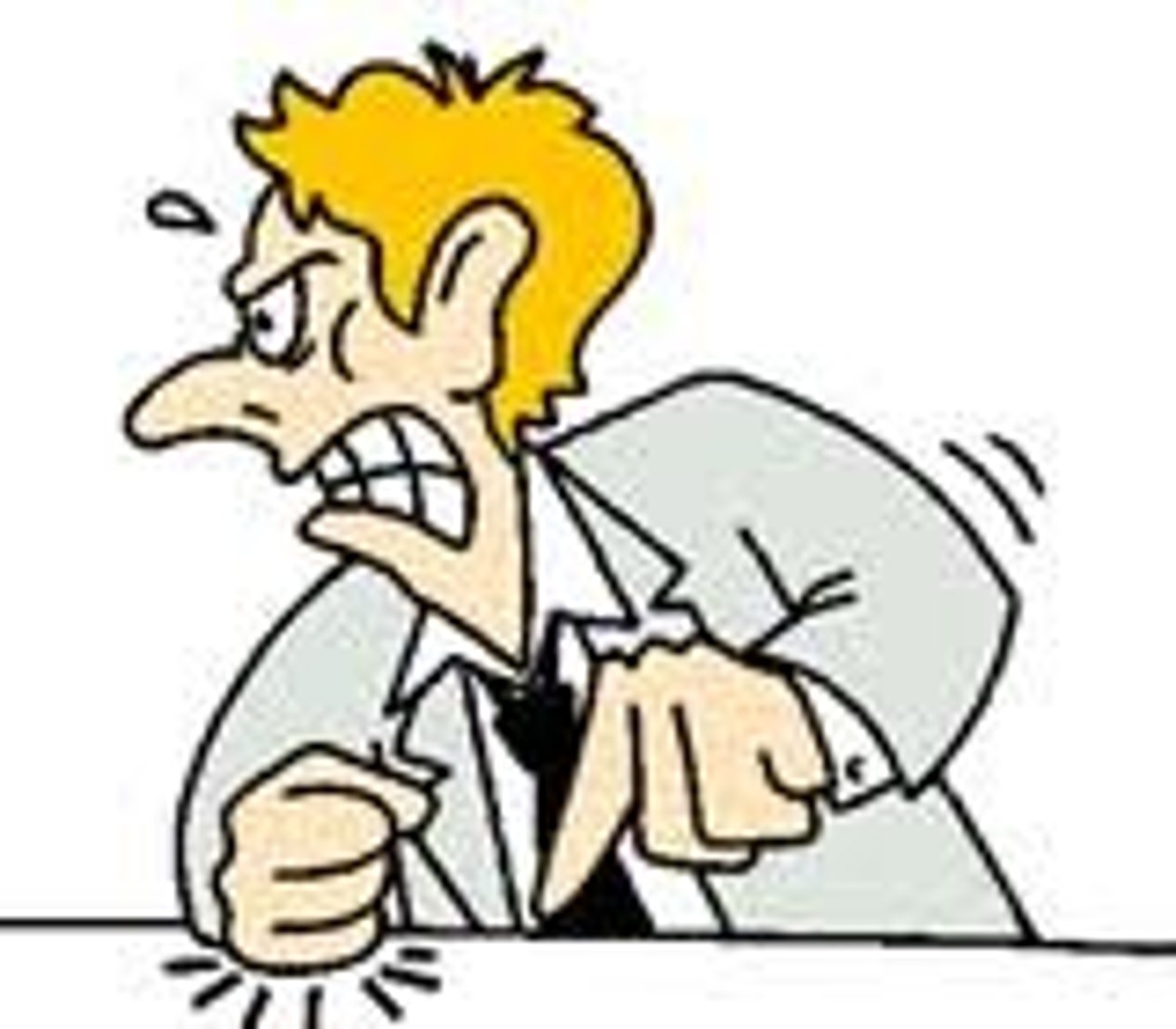 <p>to get angry</p>