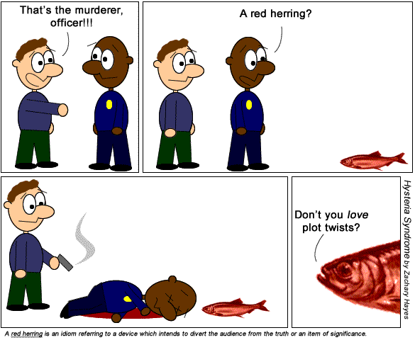 <p>&gt; A distraction</p><p>&gt; Raising a side issue from whats being discussed</p>