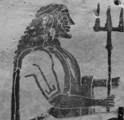 <p>Who holds a trident? (Figure 13.1)</p>