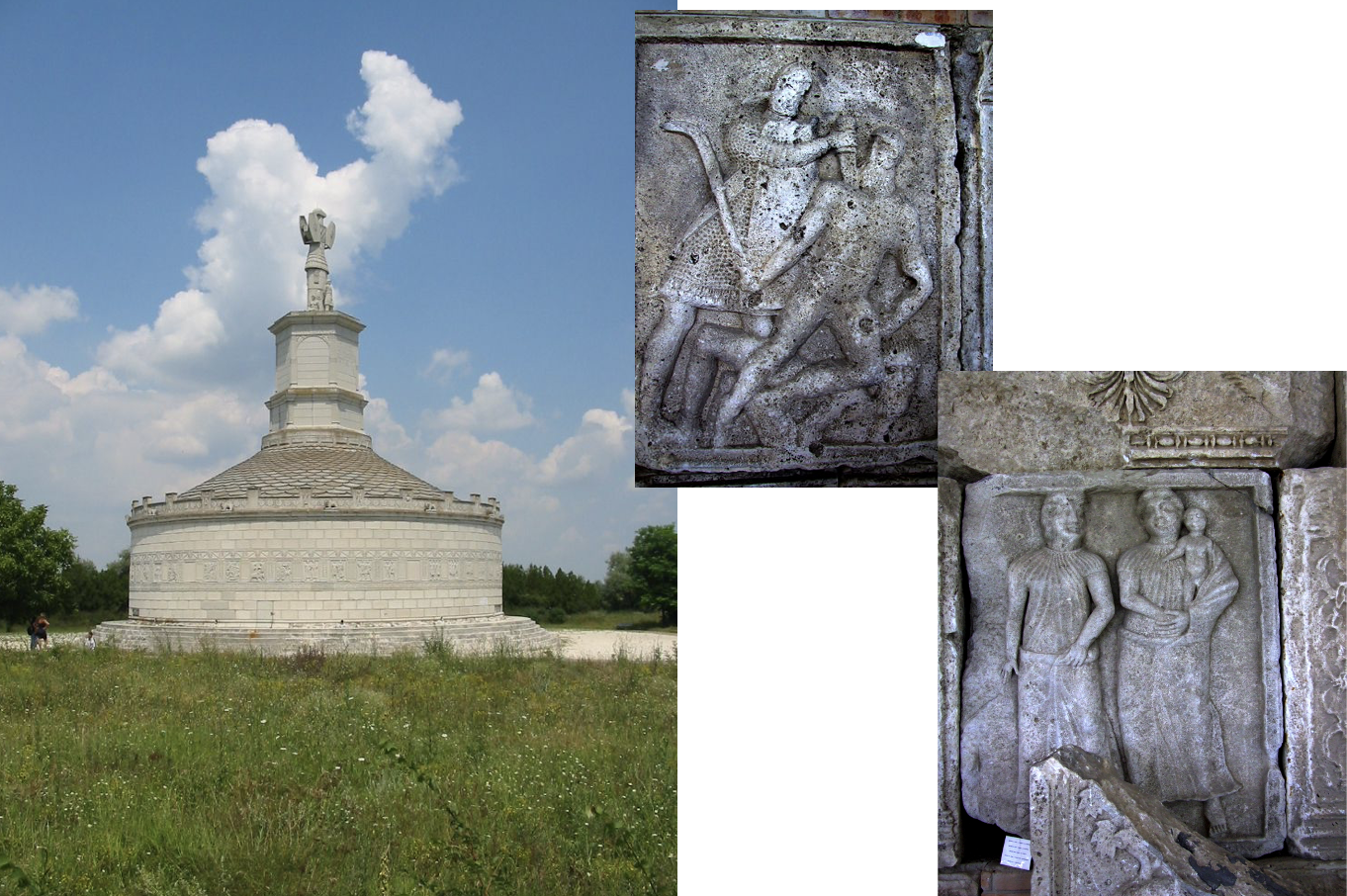 <p>Tropaium Traiani, </p>