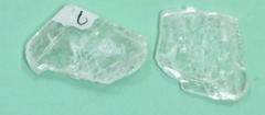 White, Clear, Variable
Streak: White
Luster: Vitreous
Hardness: 2
Cleavage: No Cleavage or 1 plane
Other Properties: None
