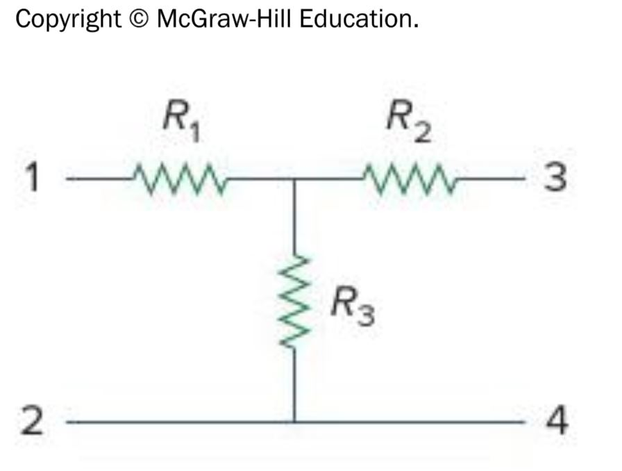 <p>Identify a true statement about the connection of a simple circuit of resistors shown in figure.</p><p>a. <span>It is a ω-connected network.</span></p><p><span>b. It is a T-connected network.</span></p><p><span>c. It is a delta-connected network.</span></p><p><span>d. It is a Π-connected network.</span></p>