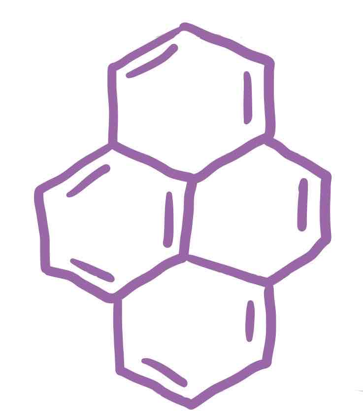 <p>4 Benzene rings </p>
