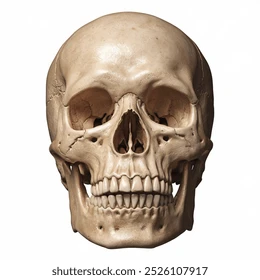 <p>What is the front of the skull?</p>