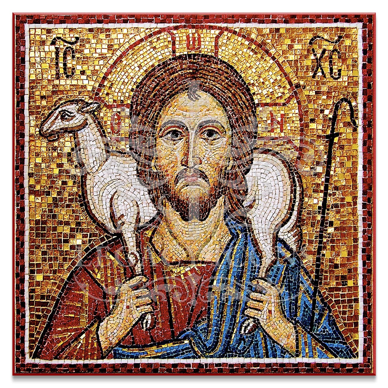 <p>EARLY CHRISTIAN AND BYZANTINE ART</p><ul><li><p>figure of Christ, New Testament book of John</p><ul><li><p>youthful (“human”) large head —> de-emphasized body</p></li><li><p>rescues (salvation)</p></li><li><p>crucifixion story</p></li><li><p>avoids confusion of Christ with pagan gods</p></li></ul></li></ul><p></p>