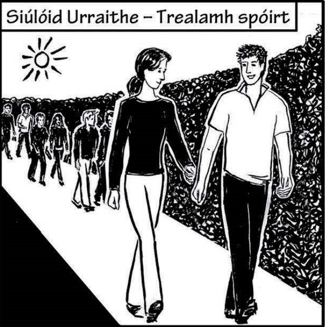 <p>Pictiúr 4, Abairt 2 - A good amount of people took part.</p>