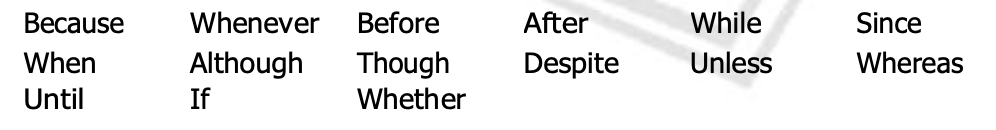 <p>Cannot stand on its own as a complete sentence hence it is considered dependent </p><p>IF AN INDEPENDENT CLAUSE IS ADDED TO THE DEPENDENT CLAUSE IT IS ACCEPTABLE TO A BEGIN A SETENCE WITH A SUBORDINATING CONJUNCTION</p>