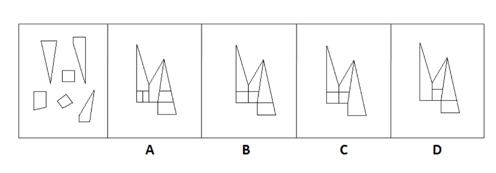 <p>Which of these images <em>best</em> solves the problem in the first picture?</p><ol><li><p>C</p></li><li><p>A</p></li><li><p>B</p></li><li><p>D</p></li></ol>