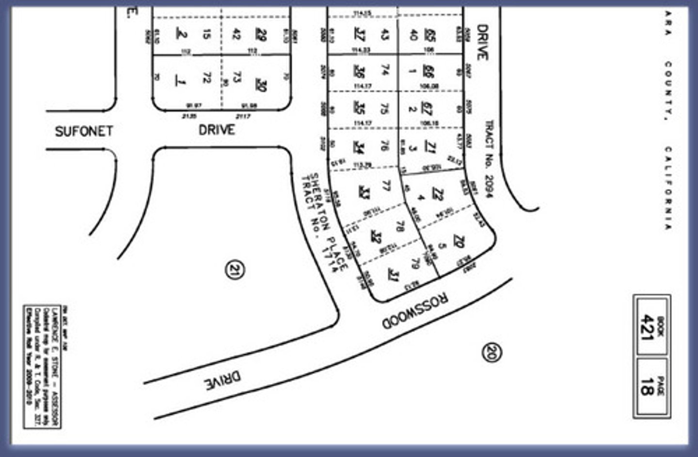 <p>detailed map illustrating the geographic boundaries of individual lots</p>