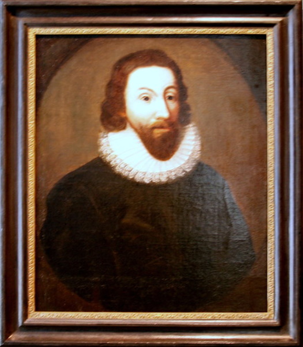 <p>As governor of Massachusetts Bay Colony, Winthrop (1588-1649) was instrumental in forming the colony's government and shaping its legislative policy. He envisioned the colony, centered in present-day Boston, as a "city upon a hill" from which Puritans would spread religious righteousness throughout the world.</p>
