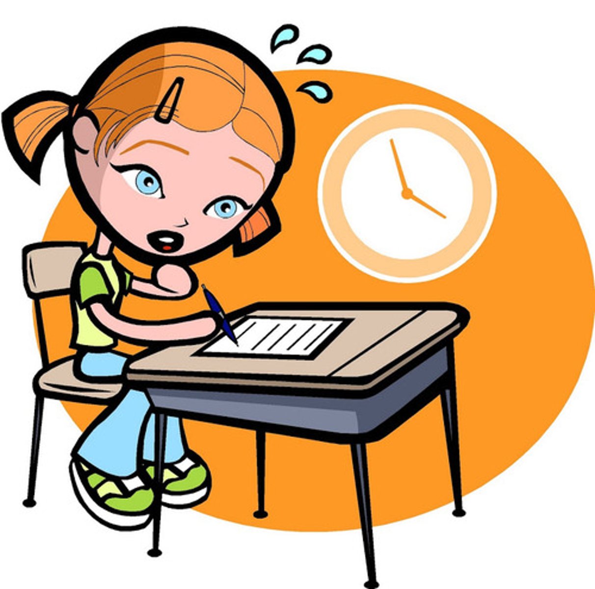 <p>working quickly and excitedly</p>