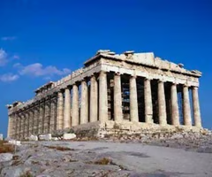 <p>Temple to Athena in Greece</p>