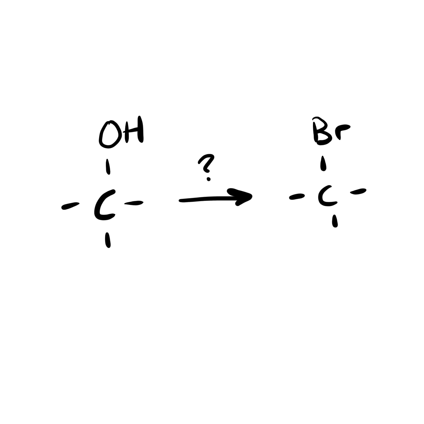 <p>Alcohol → Alkyl Halide</p>