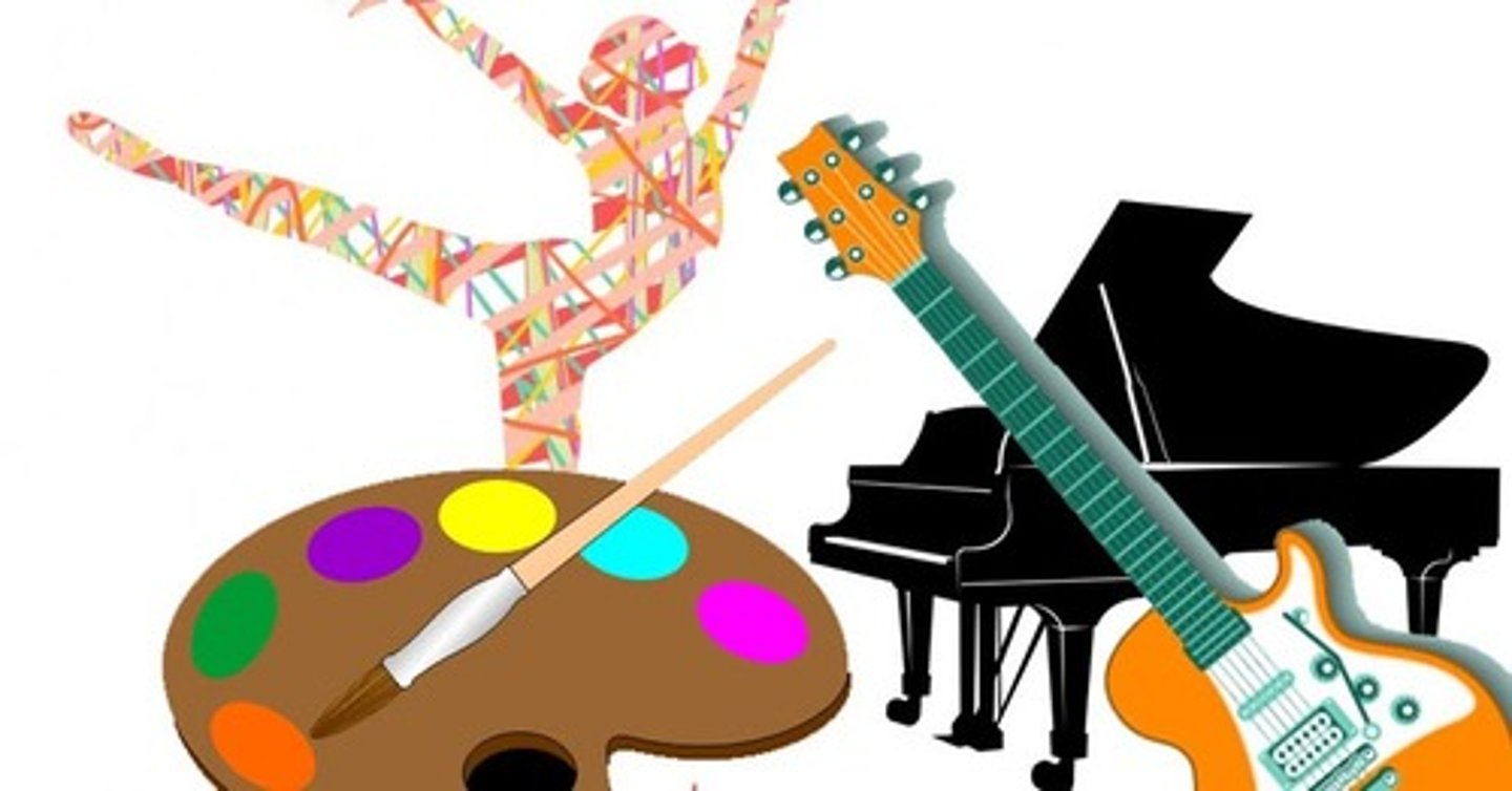 <p>es la forma creativa en la que los artistas representan sus ideas y sentimientos.</p>