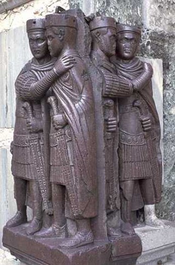 <p>Portrait of the Four Tetrarchs</p>