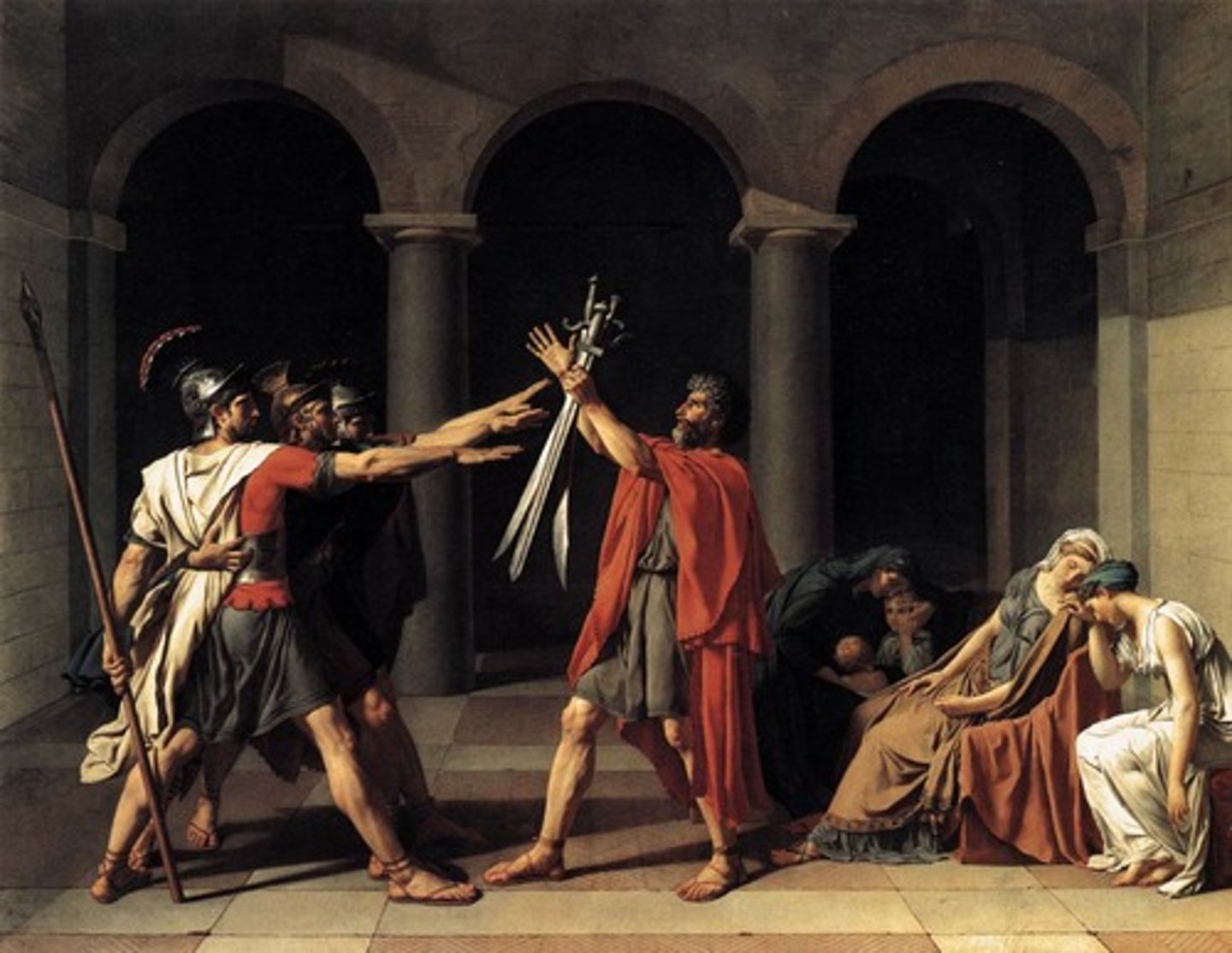 <p>103. The Oath of the Horatii</p>