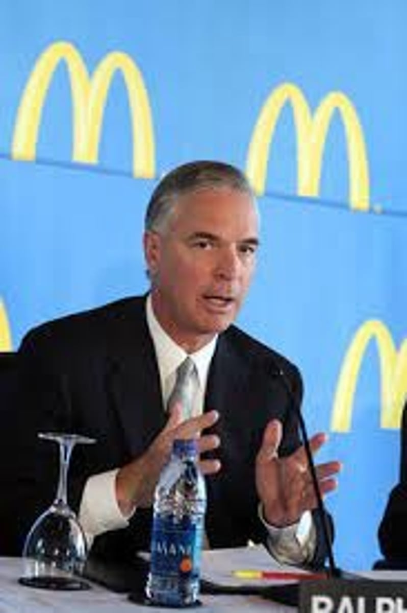 <p>President and CEO of McDonald's until retirement in 2009</p>