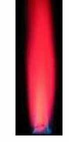 <p>Couleur rose pour le test à la flamme pour détection de strontium</p>
