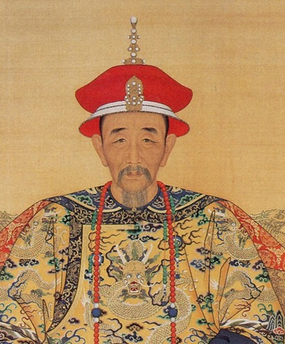 <p>Chinese Qing emperor (r. 1661-1722) who promoted Confucian ideas and policies and expanded the Qing empire (Captured Taiwan, Mongolia, and parts of Central Asia- Tibet)</p>