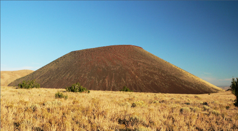 <ul><li><p>Steep-sloped rarely exceeding 300m high</p></li><li><p>Mafic compositions</p></li><li><p>Found with shield volcanoes</p></li><li><p>Scoria and other pyroclastic materials</p></li></ul><p></p>